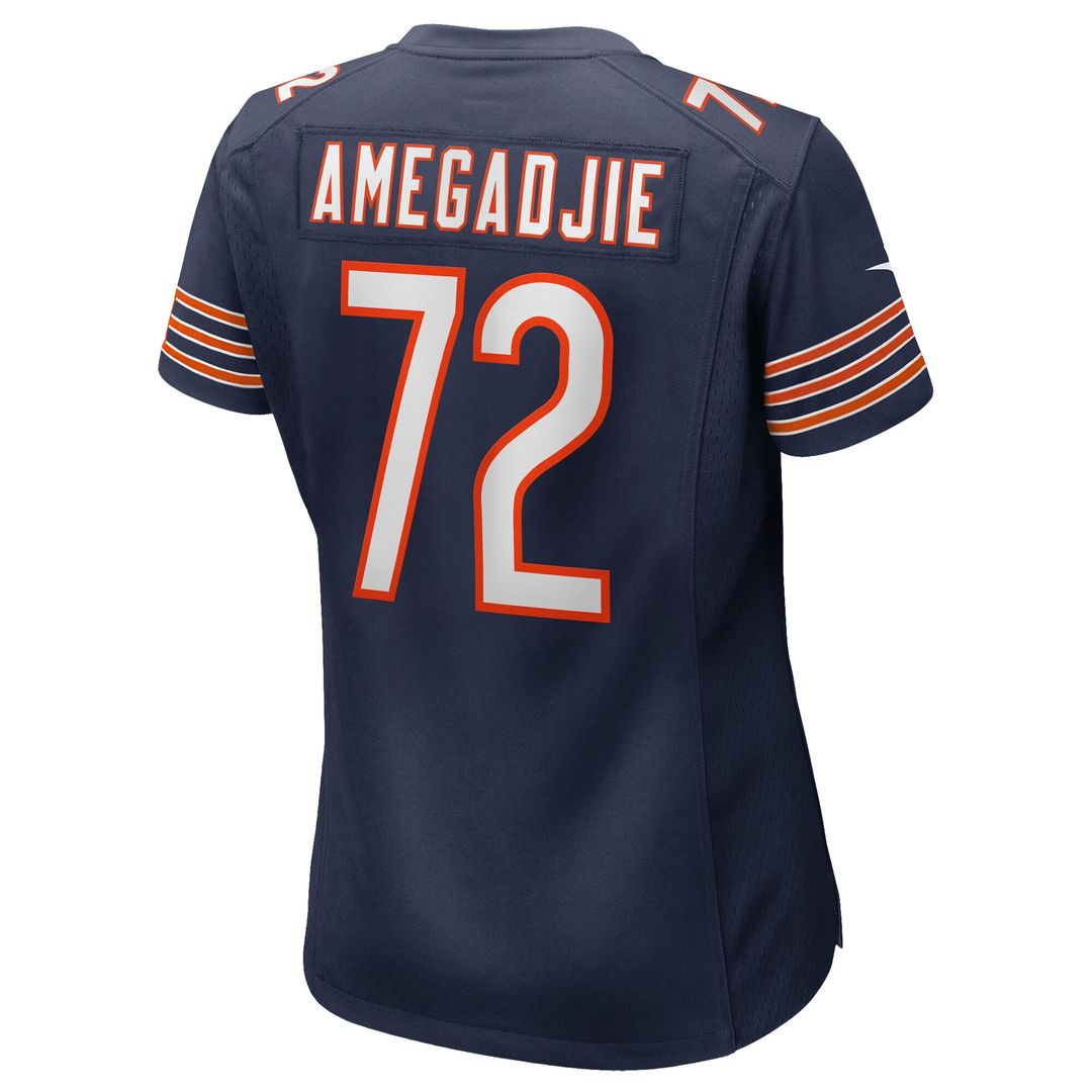 Kiran Amegadjie Chicago Bears Nike Women's  Game Jersey -  Navy