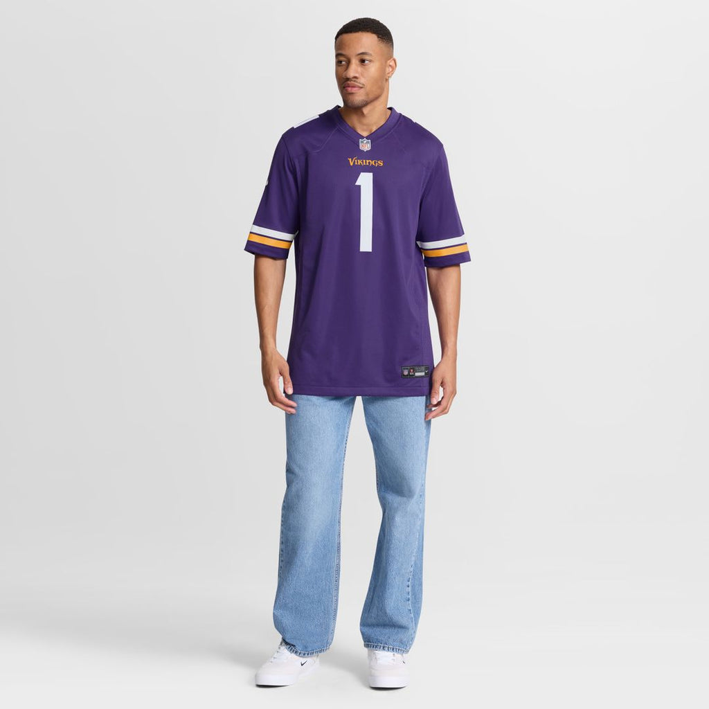 Number 1 Dad Minnesota Vikings Nike Game Jersey - Purple