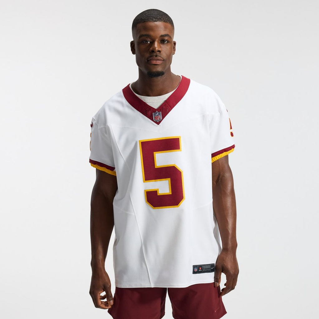 Jayden Daniels Washington Commanders Nike Alternate 2 Super Bowl Era Vapor F.U.S.E. Elite Jersey - White