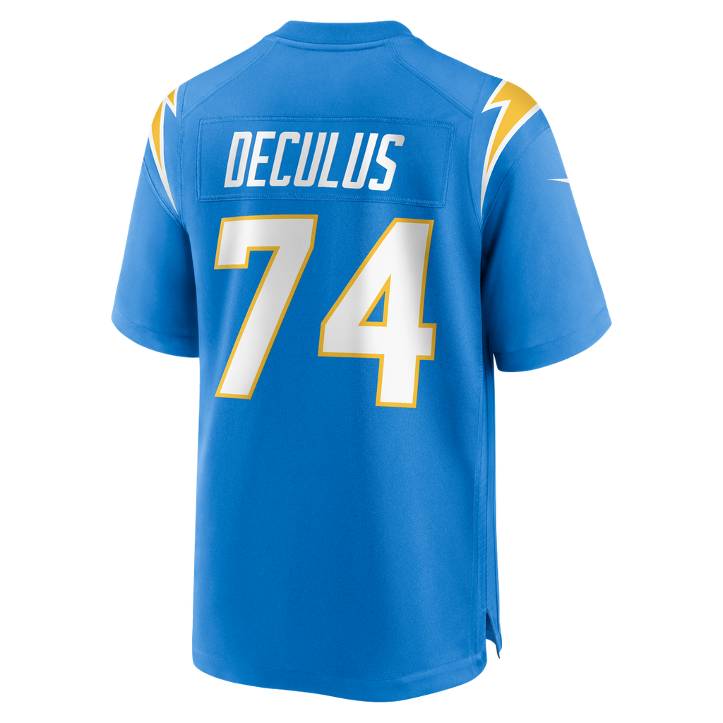 Austin Deculus Los Angeles Chargers Nike Team Game Jersey -  Powder Blue