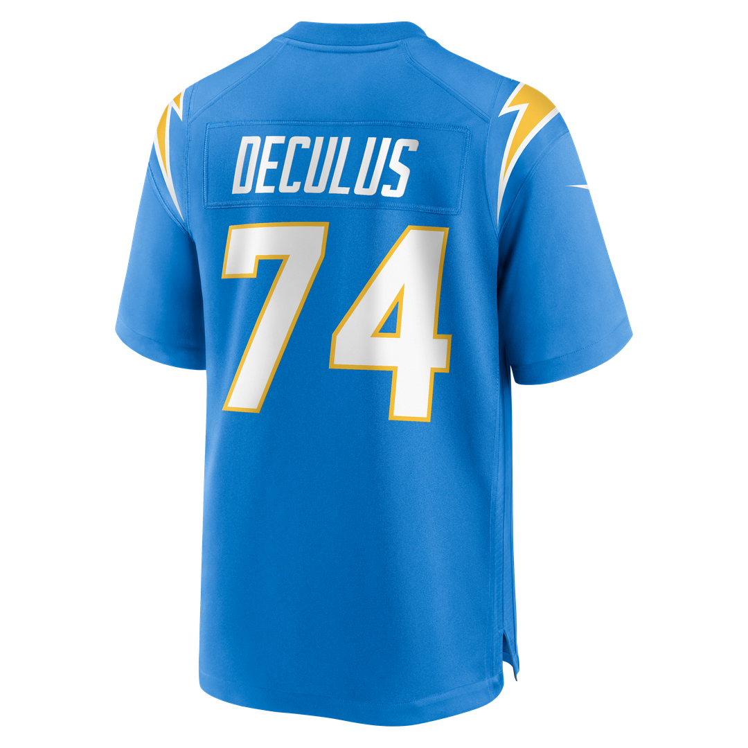 Austin Deculus Los Angeles Chargers Nike Team Game Jersey -  Powder Blue