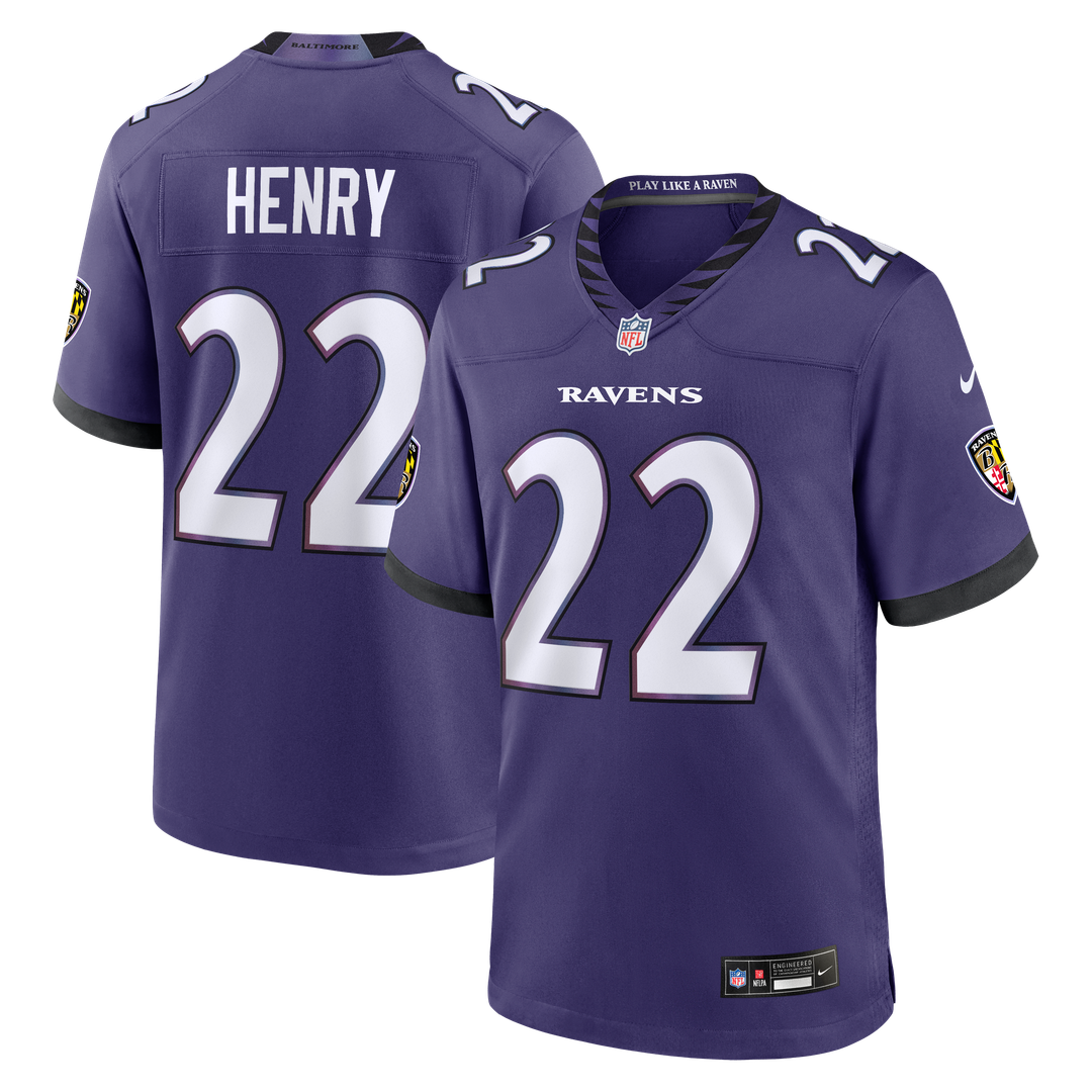 Derrick Henry Baltimore Ravens Nike Team Game Jersey - Purple