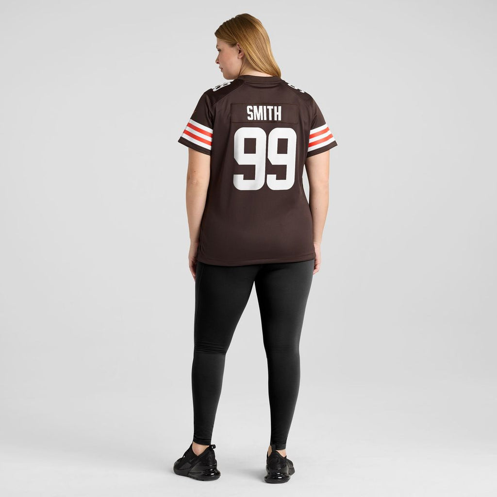 Za'Darius Smith Cleveland Browns Nike Women's Team Game Jersey -  Brown