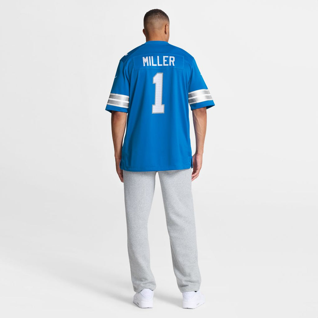 Blake Miller Detroit Lions Nike 2026 NFL Draft First Round Pick No. 17 Team Game Jersey - Blue