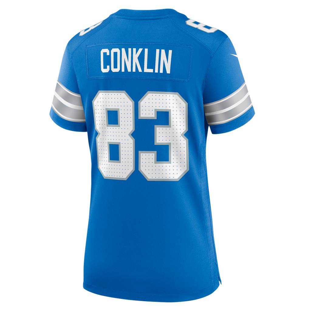 Tyler Conklin Detroit Lions Nike Women's Team Game Jersey -  Blue