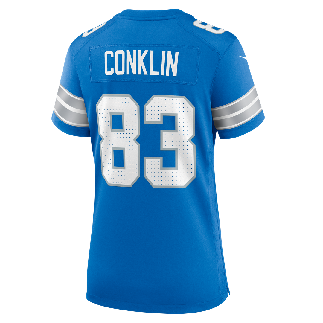 Tyler Conklin Detroit Lions Nike Women's Team Game Jersey -  Blue