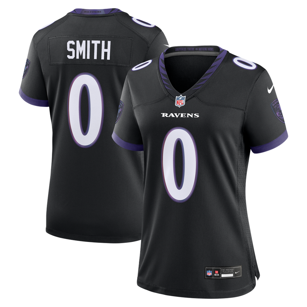 Roquan Smith Baltimore Ravens Nike Women's Alternate Game Jersey - Black