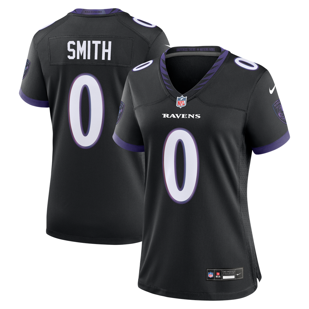 Roquan Smith Baltimore Ravens Nike Women's Alternate Game Jersey - Black