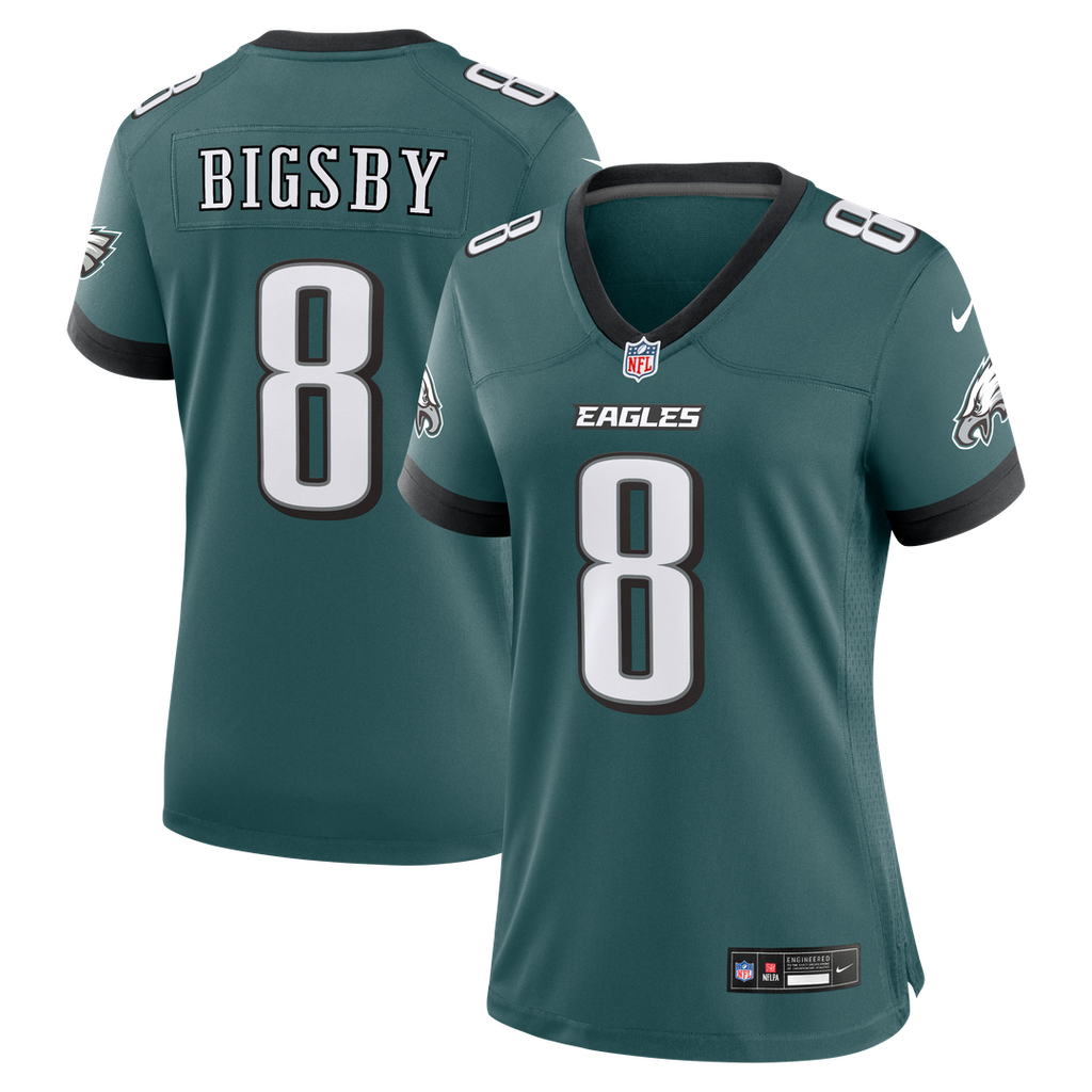 Tank Bigsby Philadelphia Eagles Nike Women's Team Game Jersey -  Midnight Green