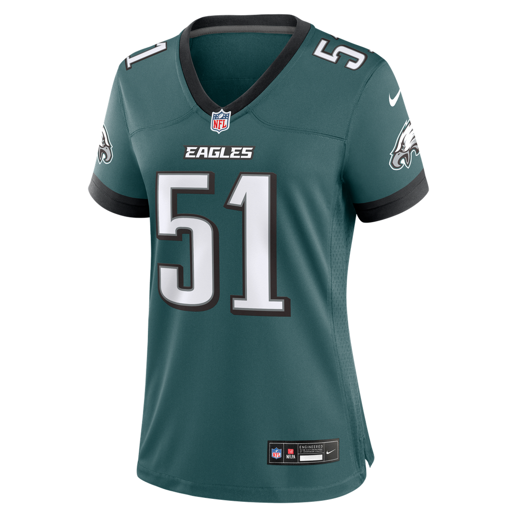 Cam Jurgens Philadelphia Eagles Nike Women's Team Game Jersey -  Midnight Green