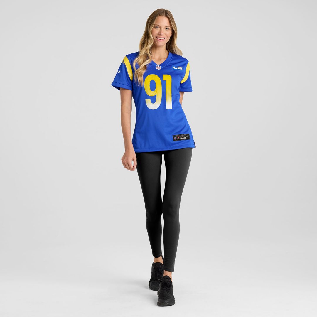 Kobie Turner Los Angeles Rams Nike Women's Home Game Jersey - Royal