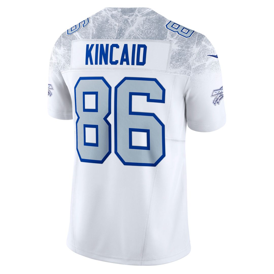 Dalton Kincaid Buffalo Bills Nike 2025 Rivalries Collection Stitched Limited Jersey - White