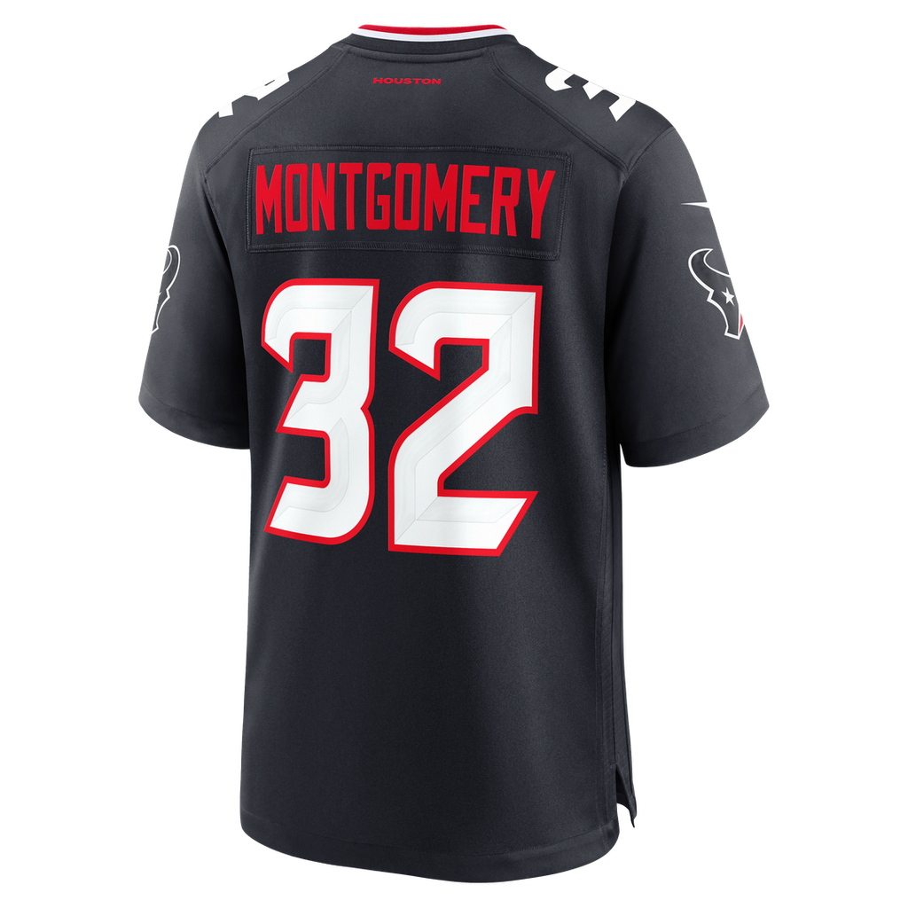 David Montgomery Houston Texans Nike Game Jersey - Navy