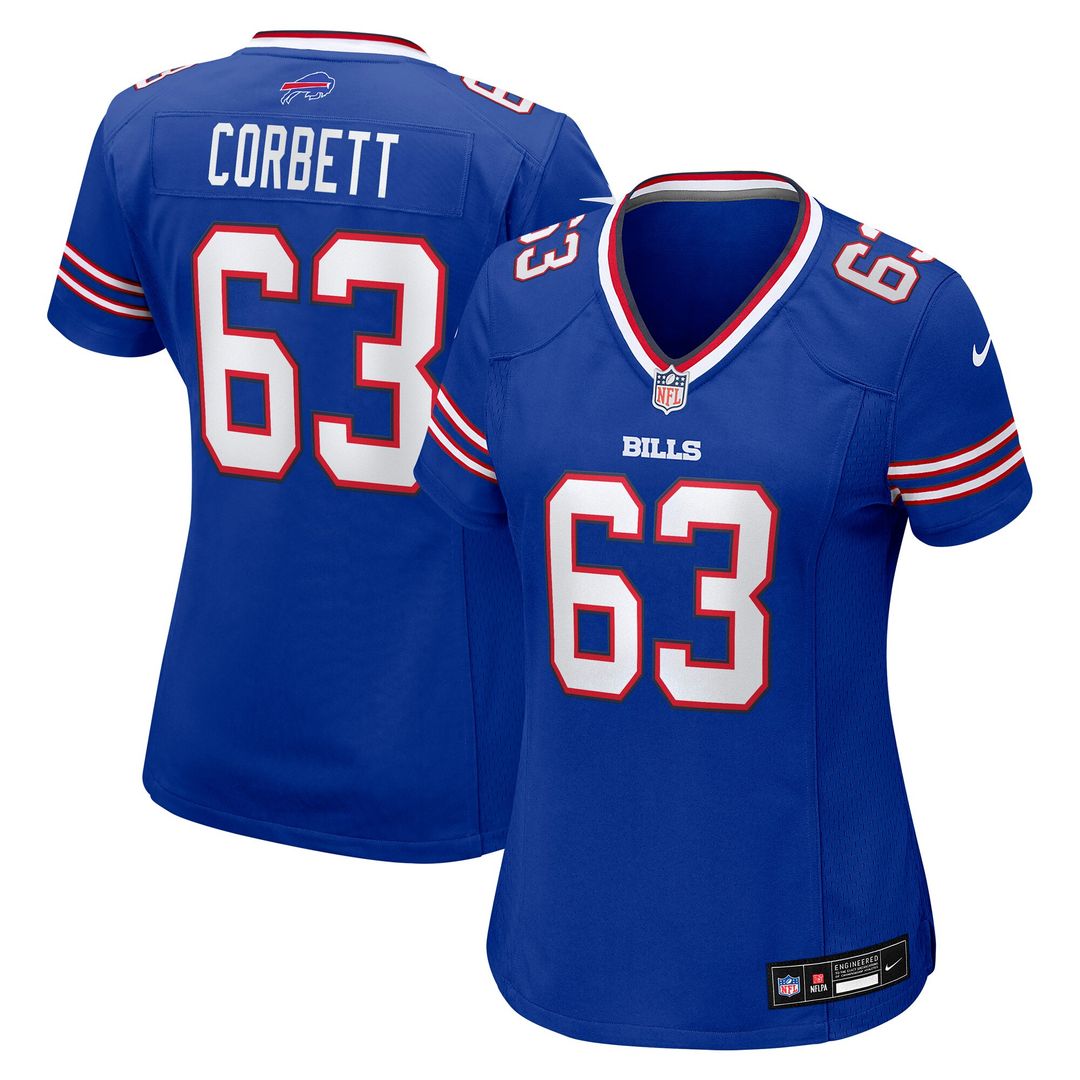 Austin Corbett Buffalo Bills Nike Women's Team Game Jersey -  Royal