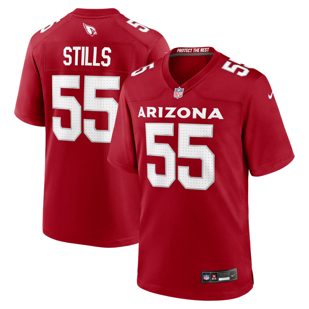 Dante Stills Arizona Cardinals Nike Team Game Jersey -  Cardinal