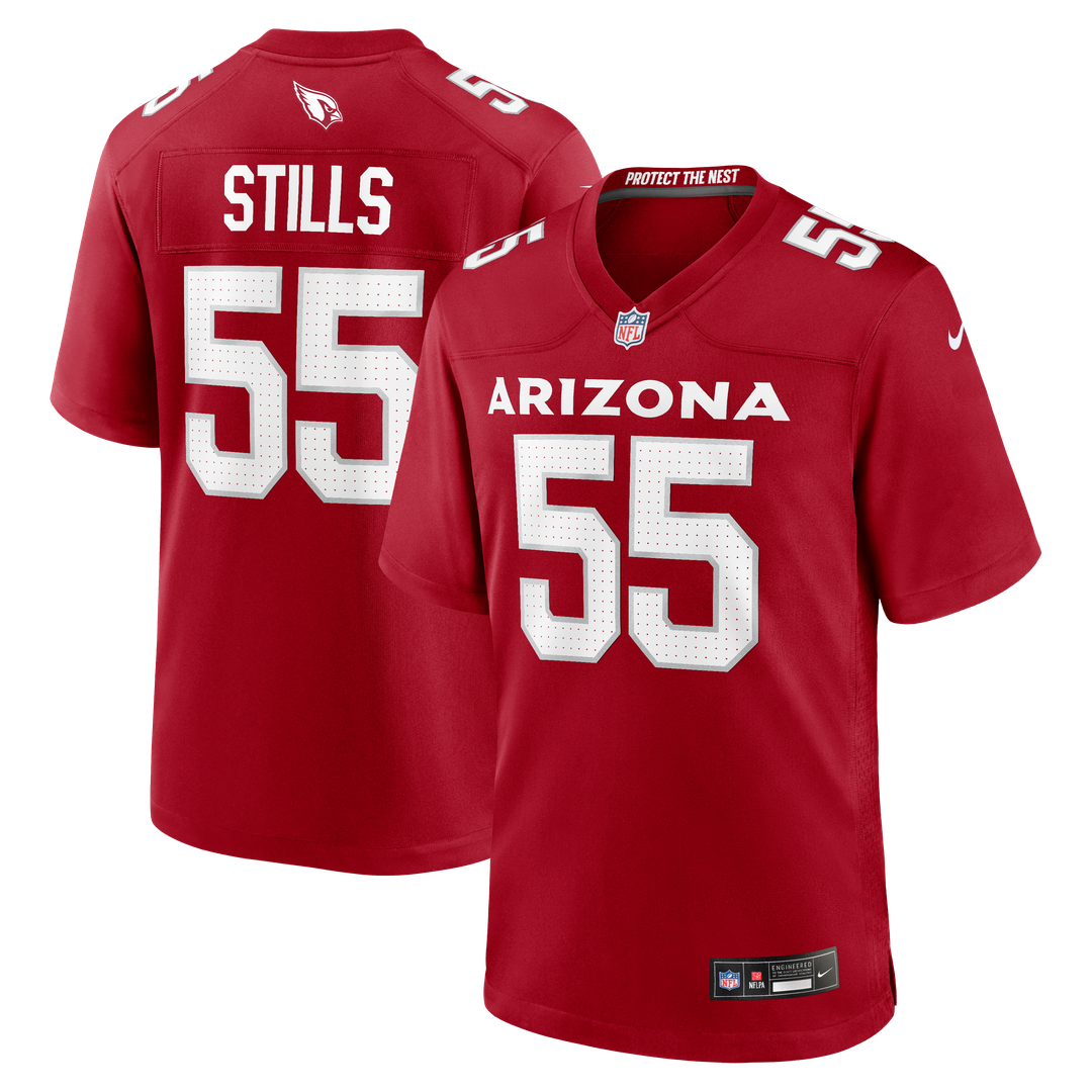 Dante Stills Arizona Cardinals Nike Team Game Jersey -  Cardinal