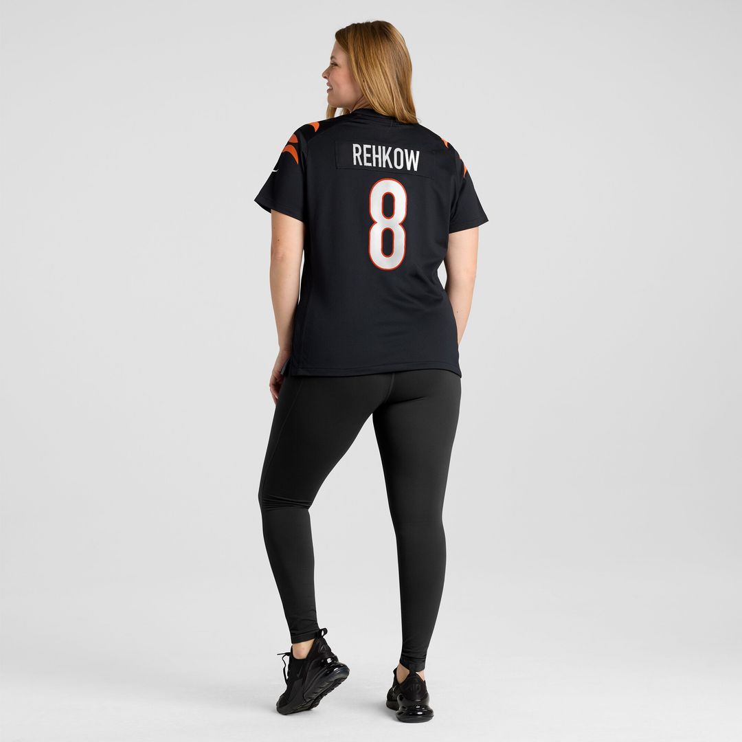 Ryan Rehkow Cincinnati Bengals Nike Women's  Game Jersey -  Black
