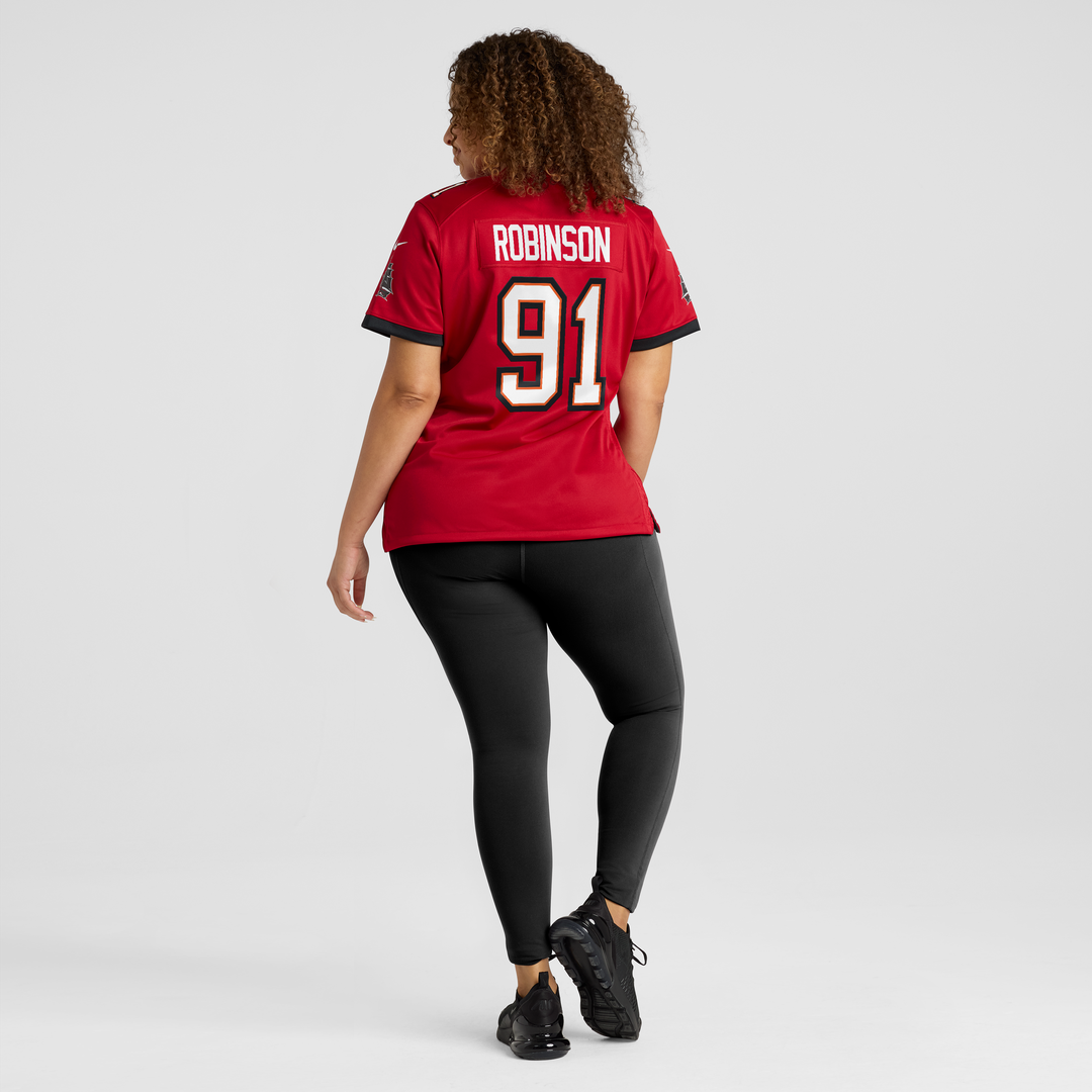 A'Shawn Robinson Tampa Bay Buccaneers Nike Women's Team Game Jersey - Red
