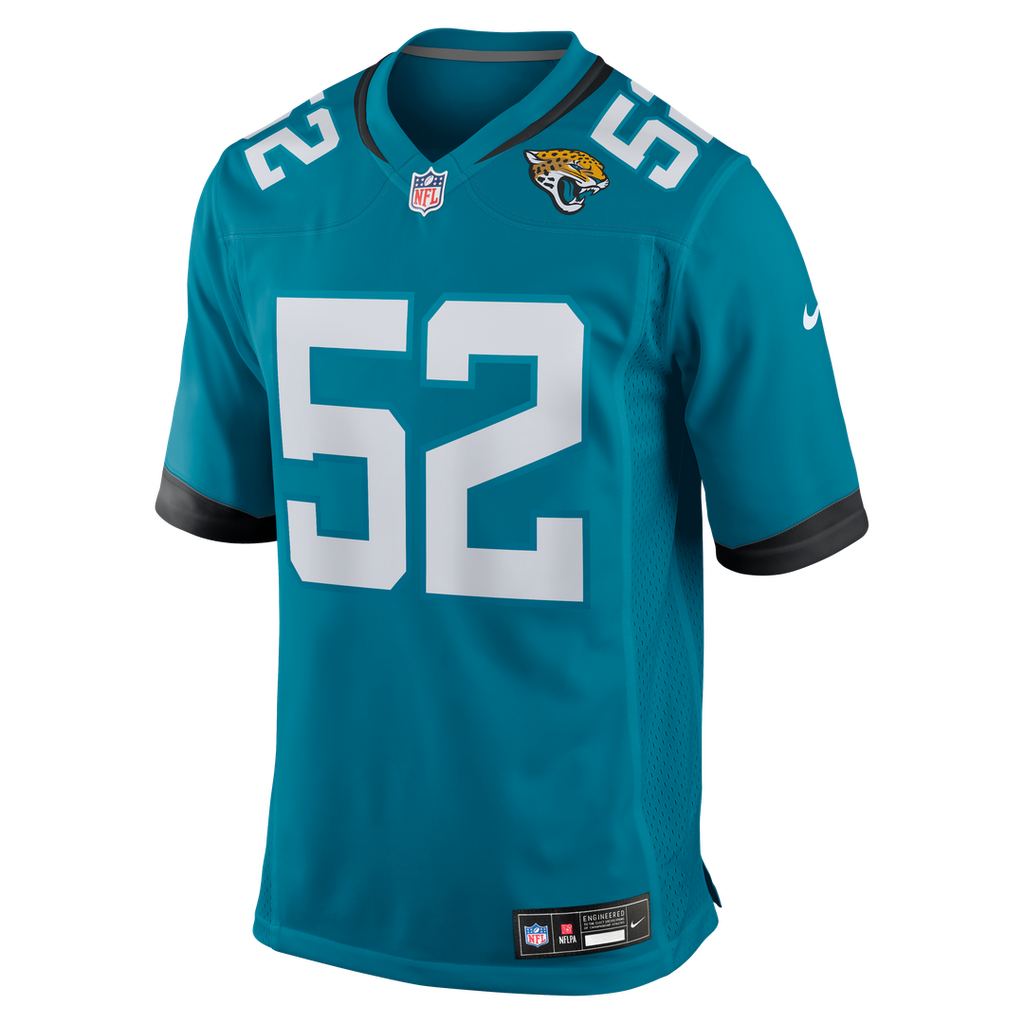 DaVon Hamilton Jacksonville Jaguars Nike Game Jersey - Black