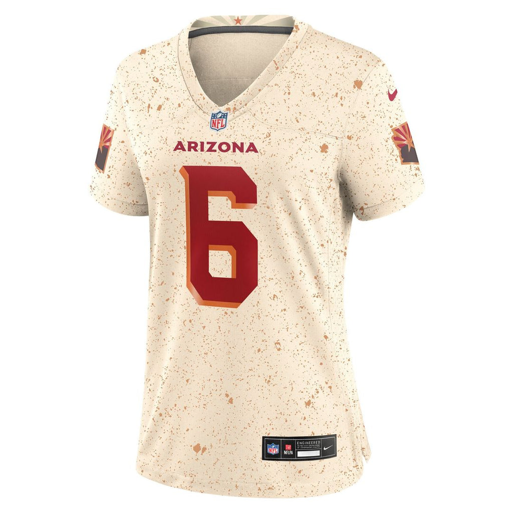 James Conner Arizona Cardinals Nike Women's 2025 Rivalries Collection Game Jersey - Natural