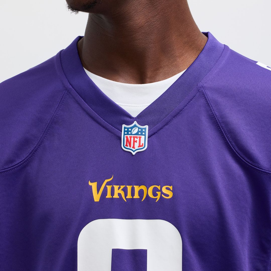 J.J. McCarthy Minnesota Vikings Nike Alternate Game Player Jersey - White