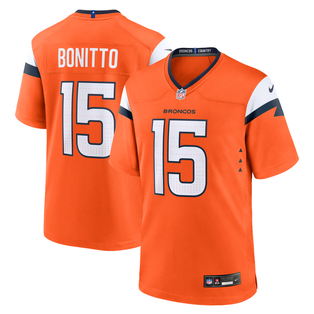 Nik Bonitto Denver Broncos Nike Team Game Jersey -  Orange