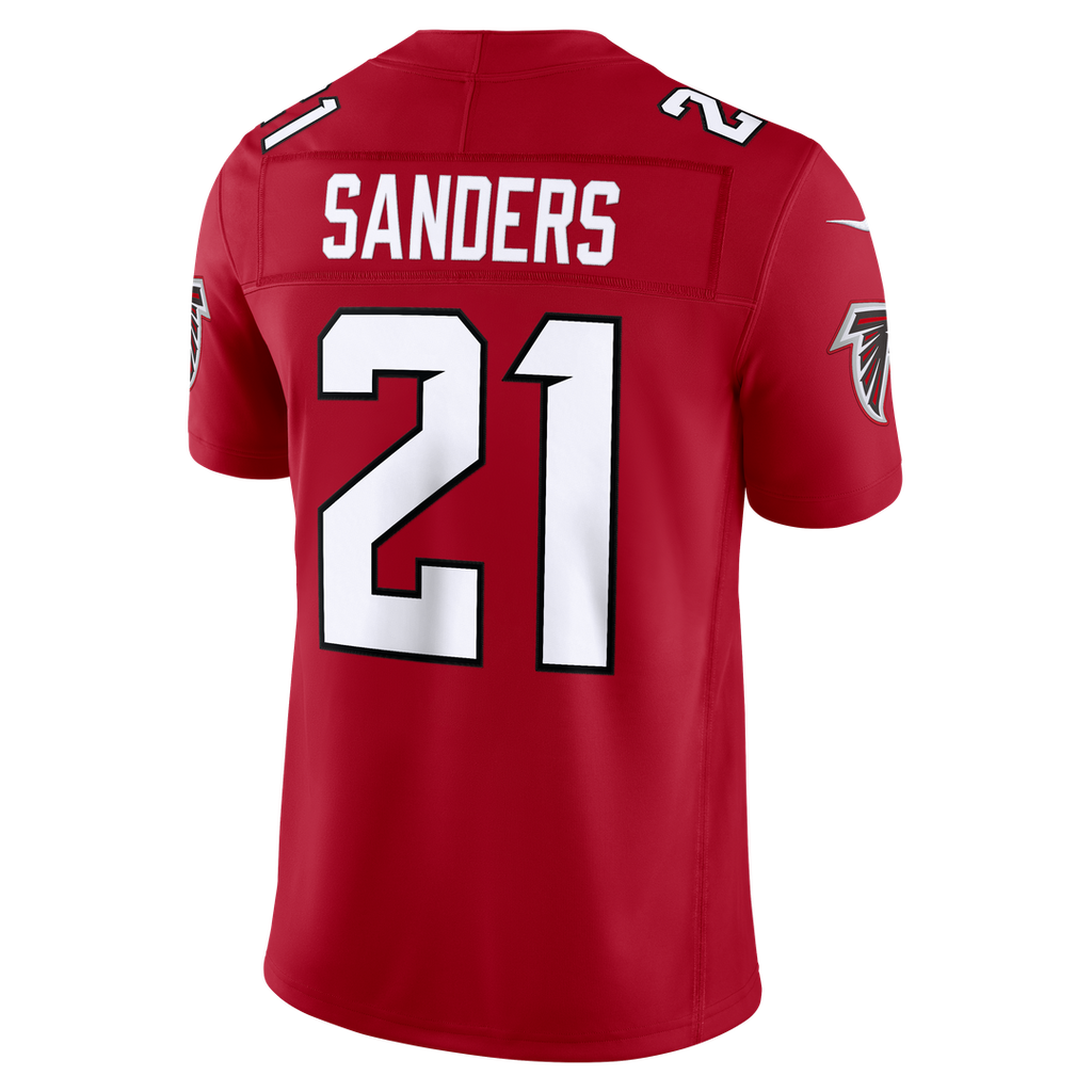 Deion Sanders Atlanta Falcons Nike Vapor F.U.S.E. Stitched Retired Limited Jersey - Red