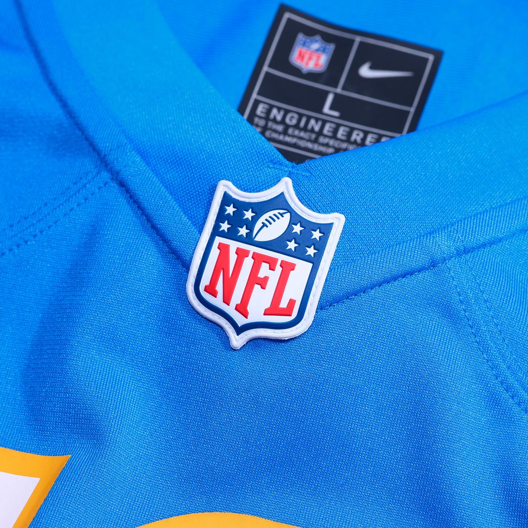 Omarion Hampton Los Angeles Chargers Nike Team Game Jersey -  Powder Blue