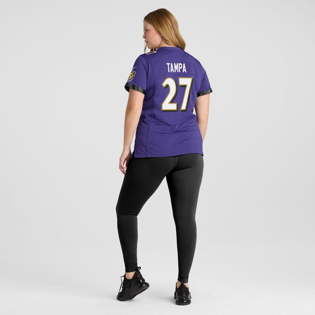 T.J. Tampa Baltimore Ravens Nike Women's  Game Jersey -  Purple