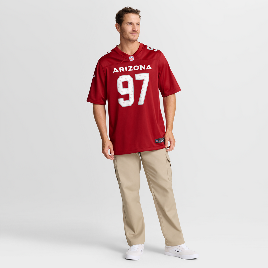 Walter Nolen Arizona Cardinals Nike Game Player Jersey - Cardinal