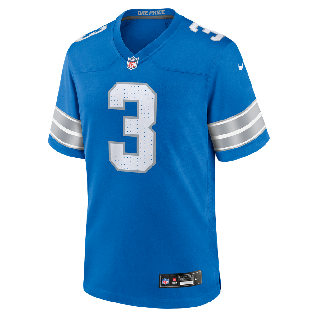 Jack Fox Detroit Lions Nike Team Game Jersey -  Blue