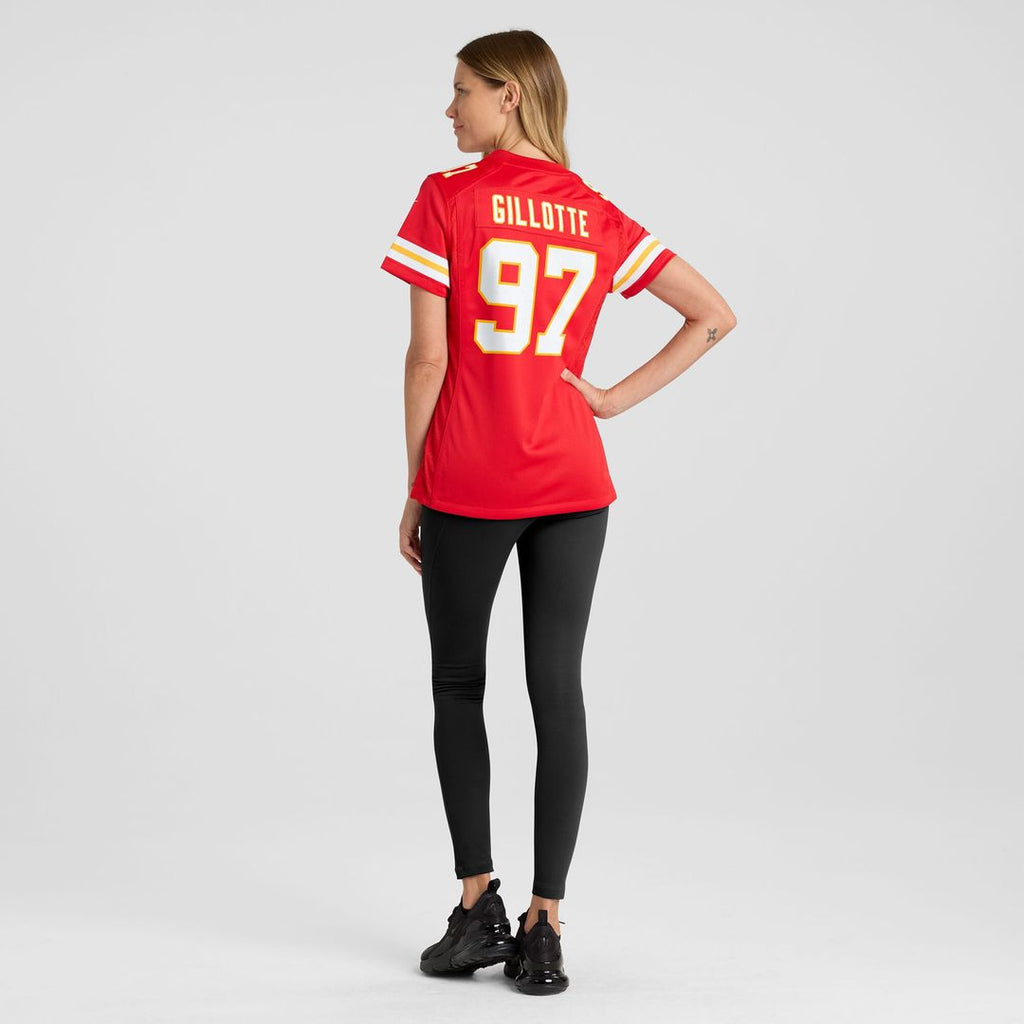 Ashton Gillotte Kansas City Chiefs Nike Women's Team Game Jersey -  Red
