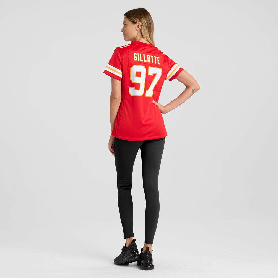 Ashton Gillotte Kansas City Chiefs Nike Women's Team Game Jersey -  Red