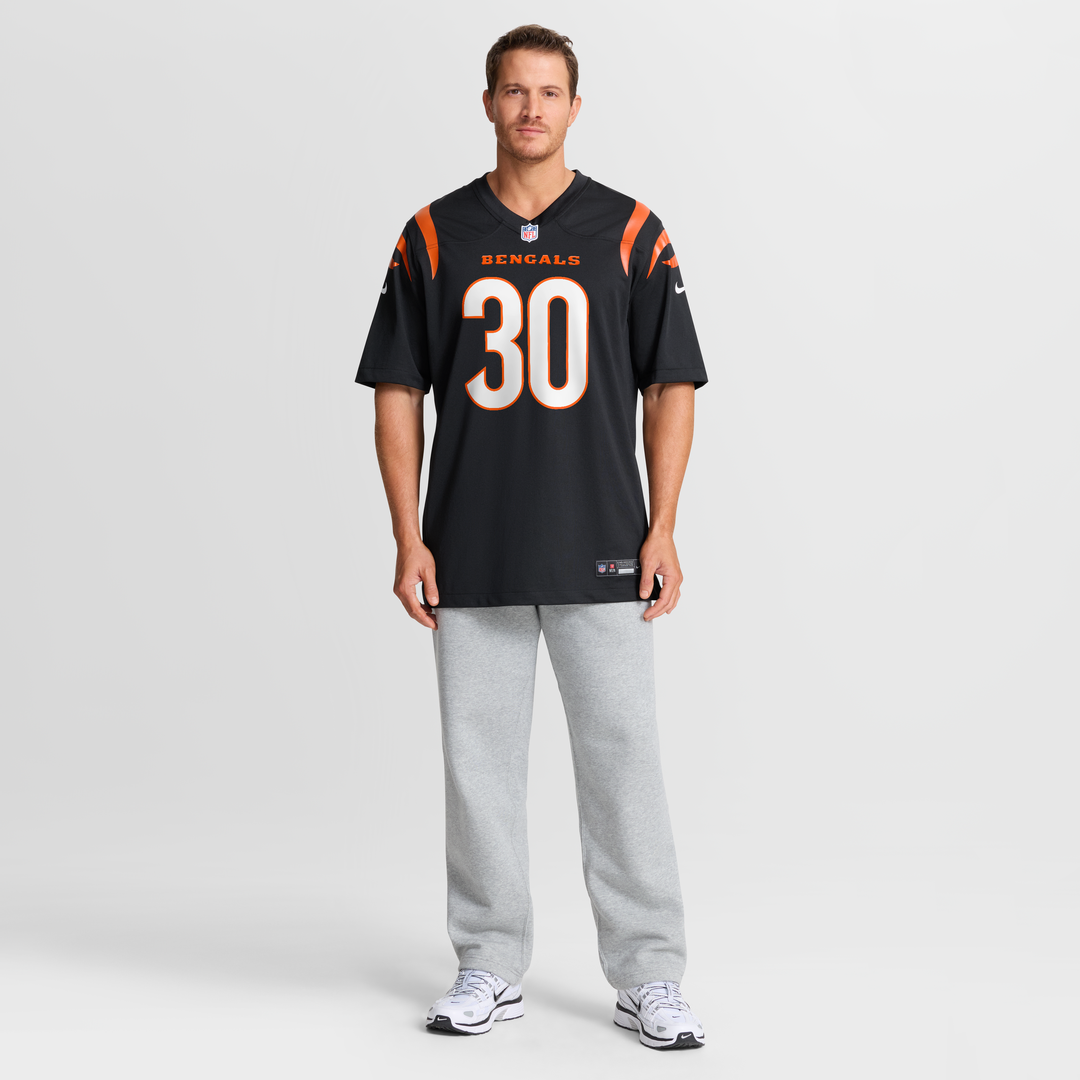Chase Brown Cincinnati Bengals Nike Team Game Jersey -  Black