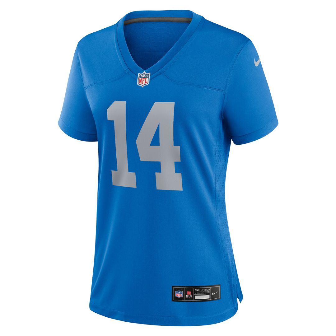 Amon-Ra St. Brown Detroit Lions Nike Women's Alternate Game Jersey - Blue