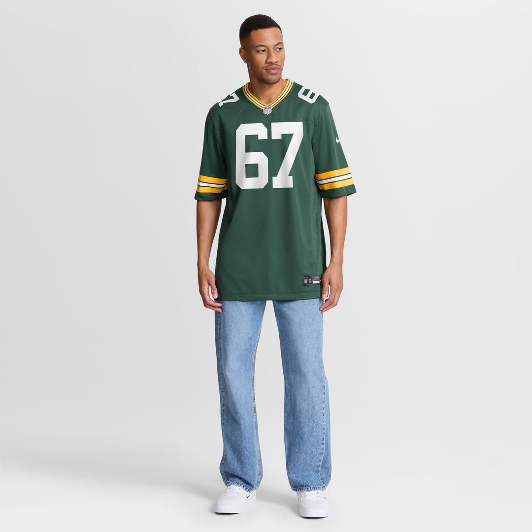Donovan Jennings Green Bay Packers Nike Team Game Jersey -  Green
