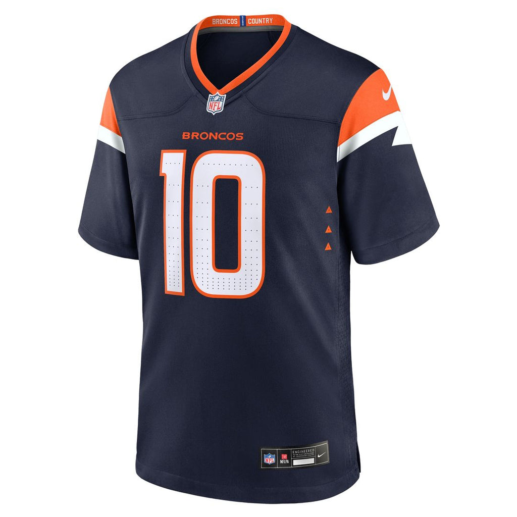 Bo Nix Denver Broncos Nike  Player Game Jersey - Orange