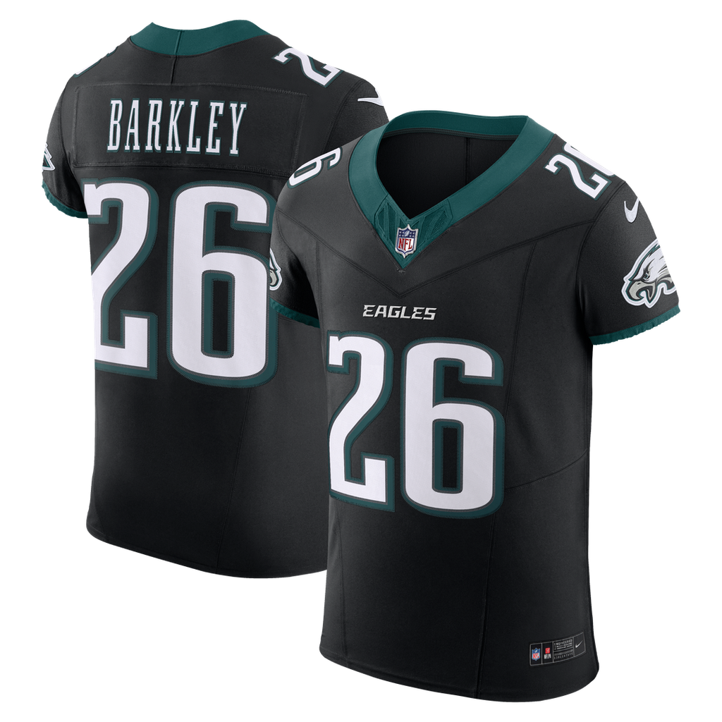 Saquon Barkley Philadelphia Eagles Nike Alternate  Vapor F.U.S.E. Elite Jersey - Black