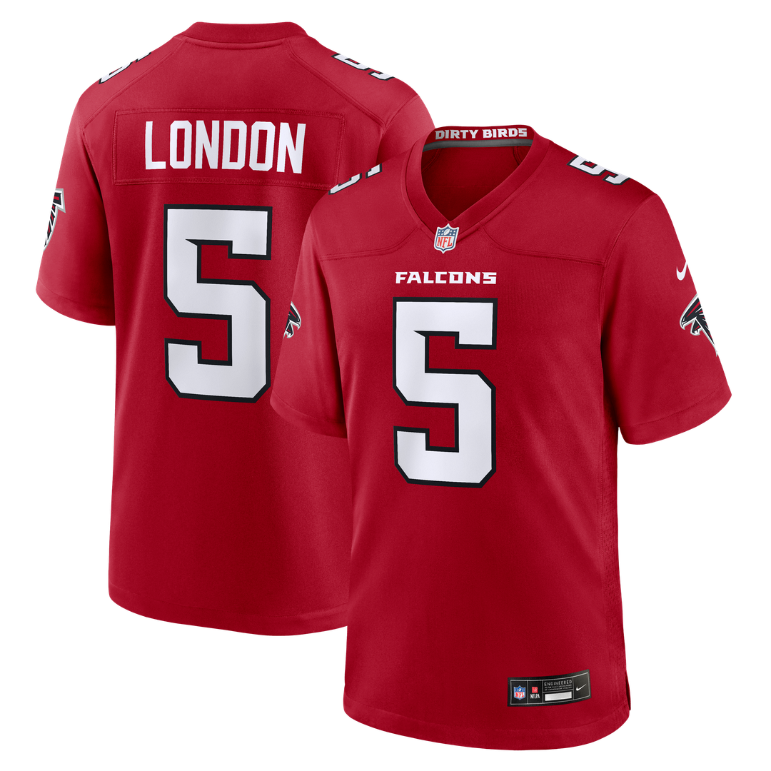 Drake London Atlanta Falcons Nike Game Jersey - Red