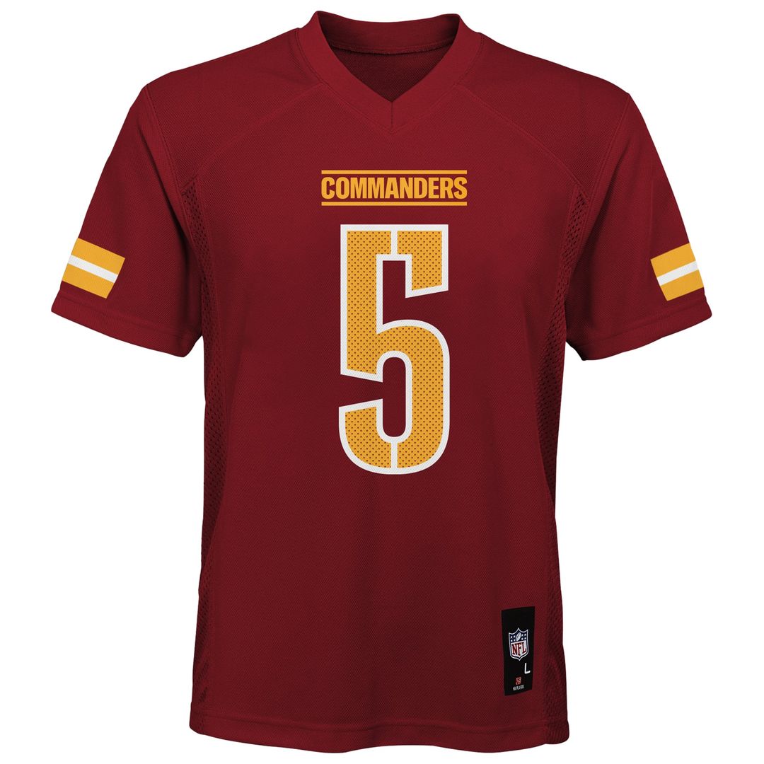 Jayden Daniels Washington Commanders Youth Replica Player Jersey - Burgundy