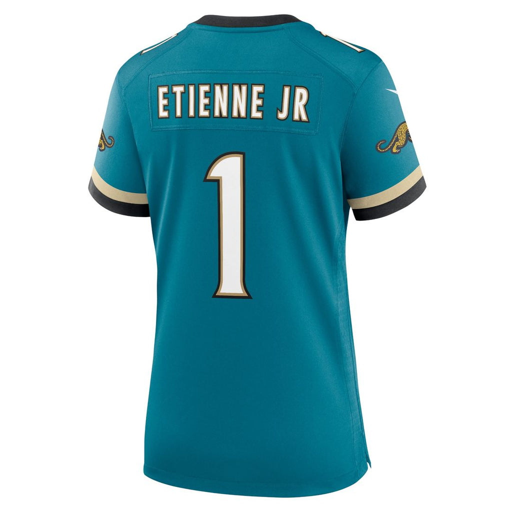 Travis Etienne Jr Jacksonville Jaguars Nike Women's Prowler Throwback Game Jersey - Teal