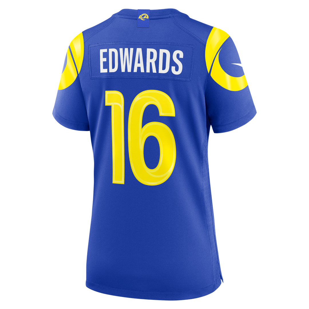 Tru Edwards Los Angeles Rams Nike Women's Team Game Jersey - Royal