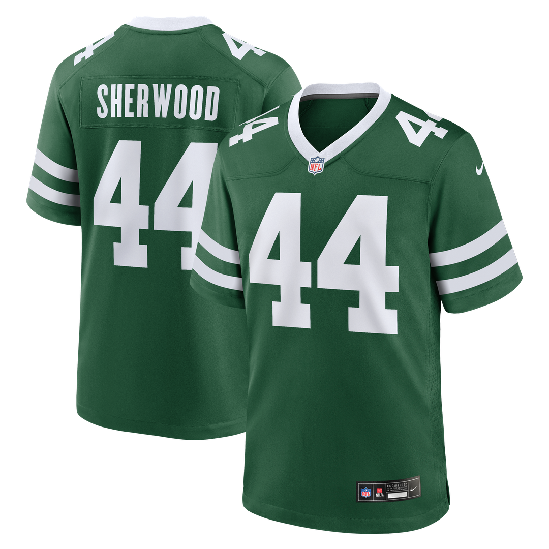 Jamien Sherwood New York Jets Nike Team Game Jersey - Legacy Green