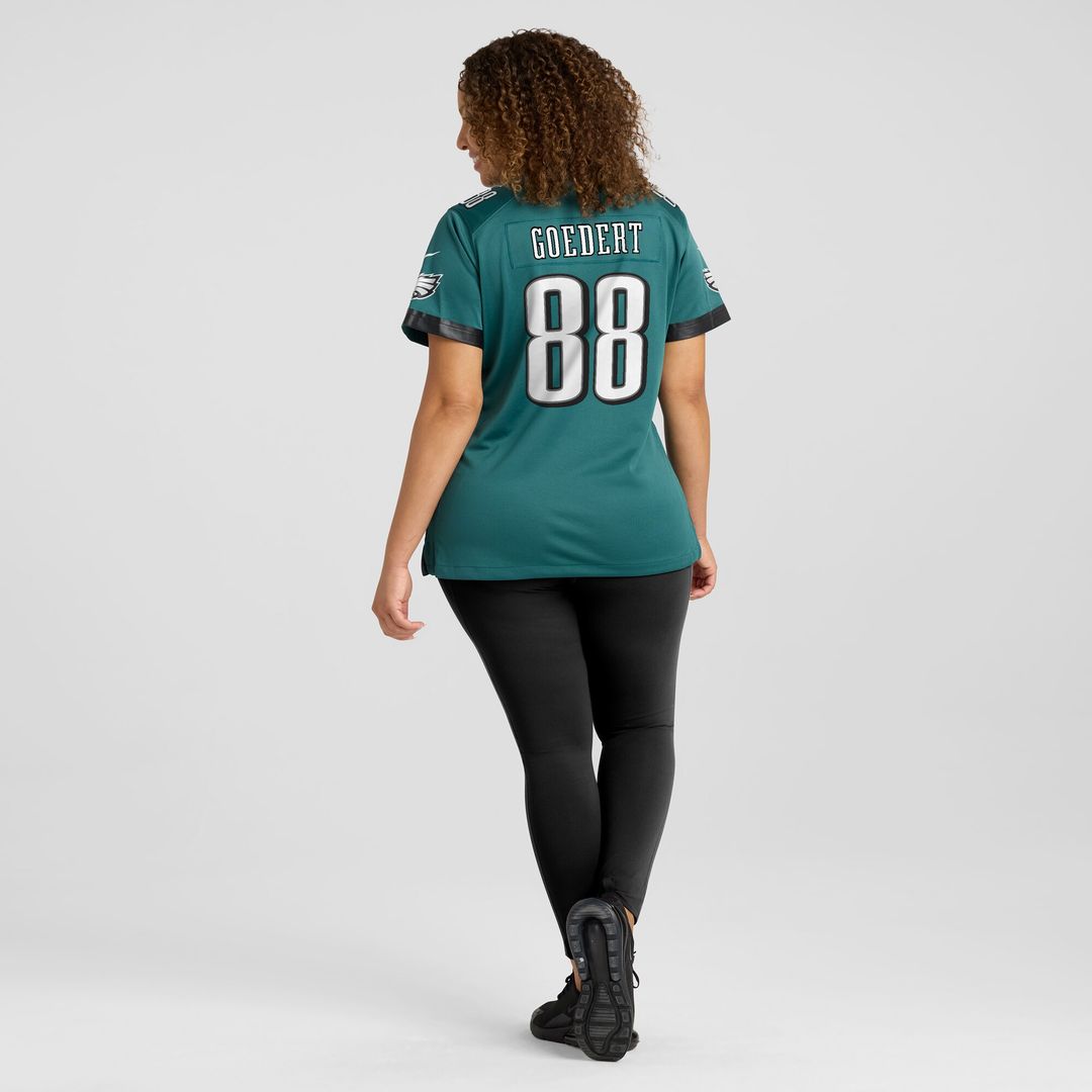 Dallas Goedert Philadelphia Eagles Nike Women's Team Game Jersey - Midnight Green