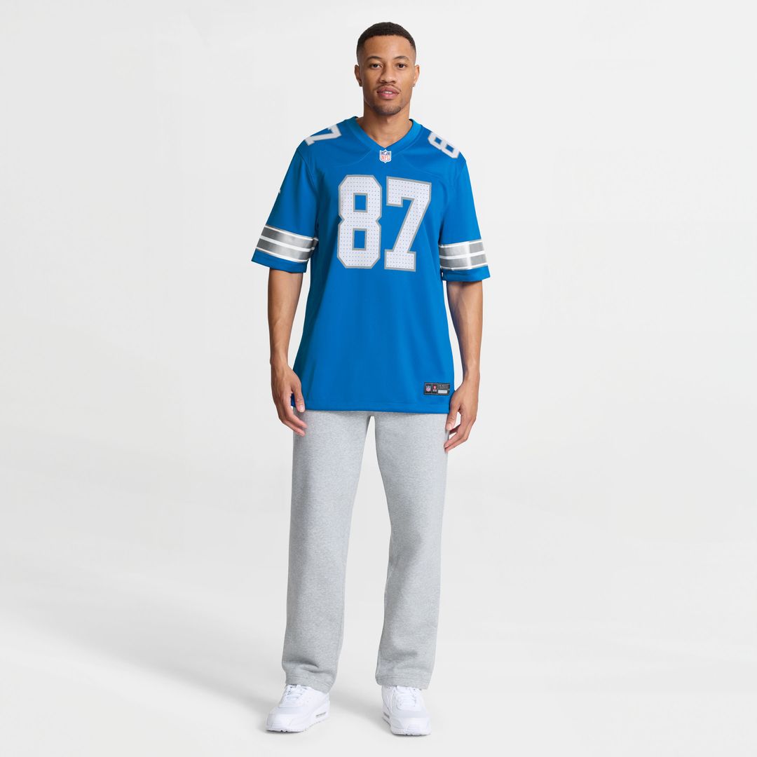 Sam LaPorta Detroit Lions Nike Game Jersey - Blue
