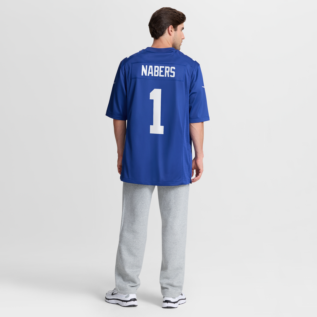 Malik Nabers New York Giants Nike  Player Game Jersey - Royal