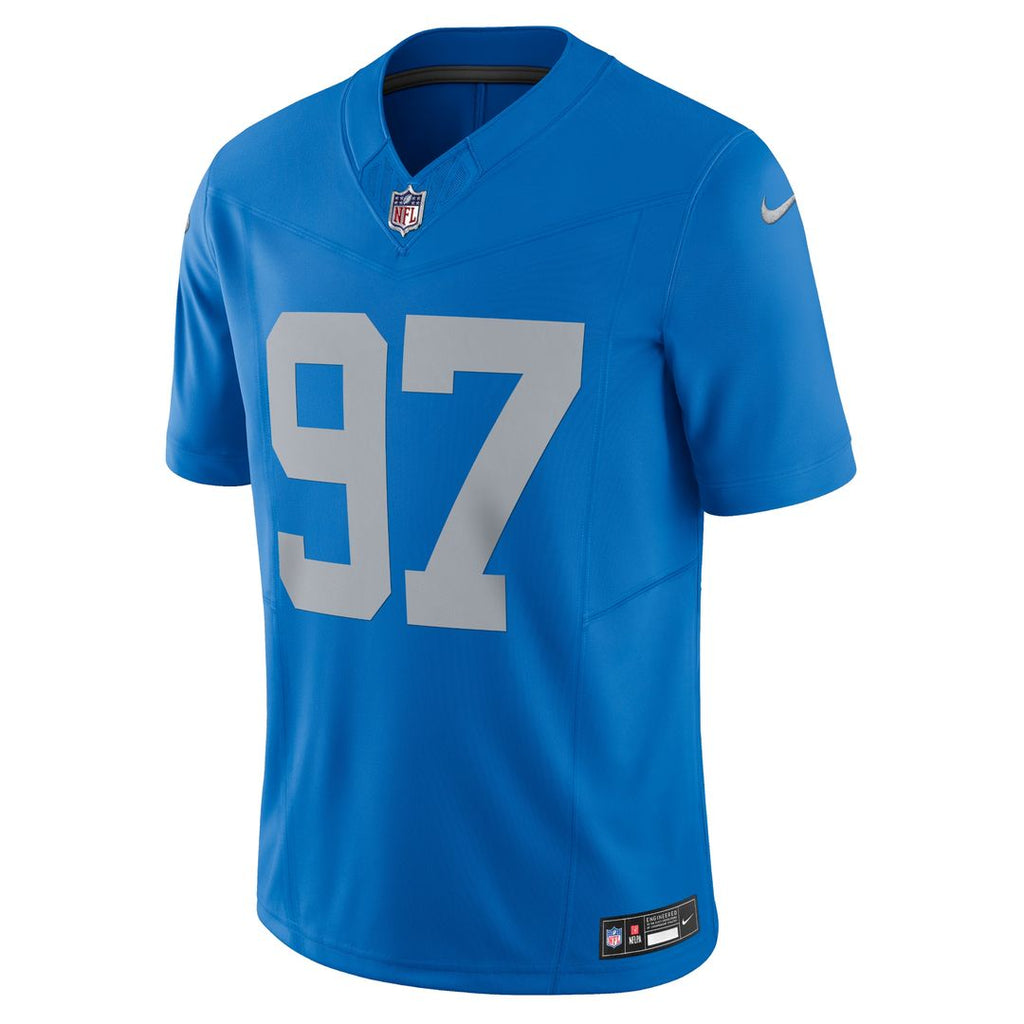 Aidan Hutchinson Detroit Lions Nike 2nd Alternate Vapor F.U.S.E. Limited Jersey - Black