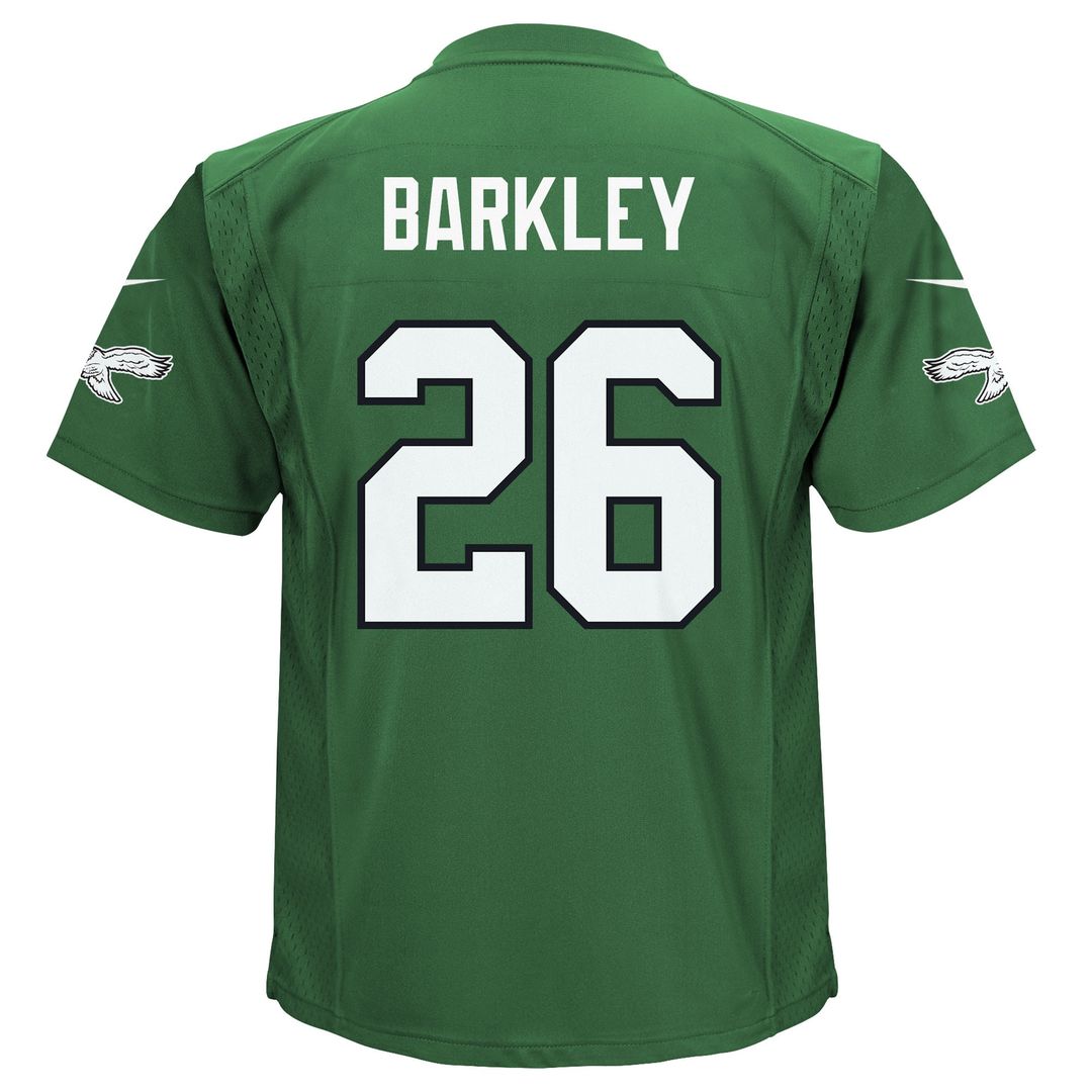 Saquon Barkley Philadelphia Eagles Nike Preschool Alternate Player Game Jersey - Kelly Green
