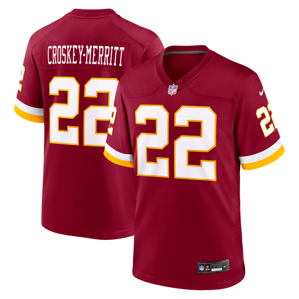 Jacory Croskey-Merritt Washington Commanders Nike Game Jersey - Burgundy