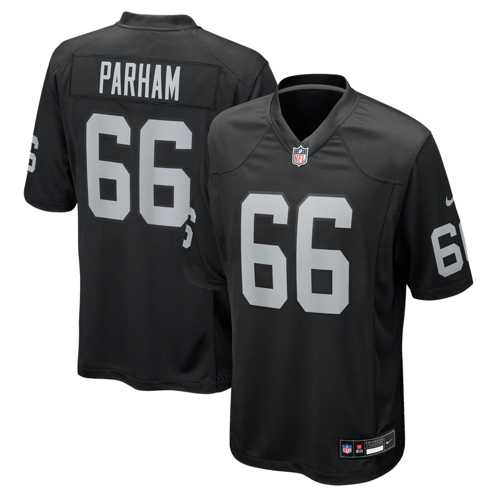Dylan Parham Las Vegas Raiders Nike Game Player Jersey - Black